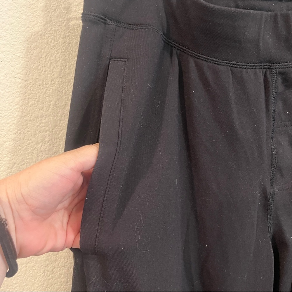 Lululemon men’s black pull on straight leg joggers older style size large - Picture 2 of 10